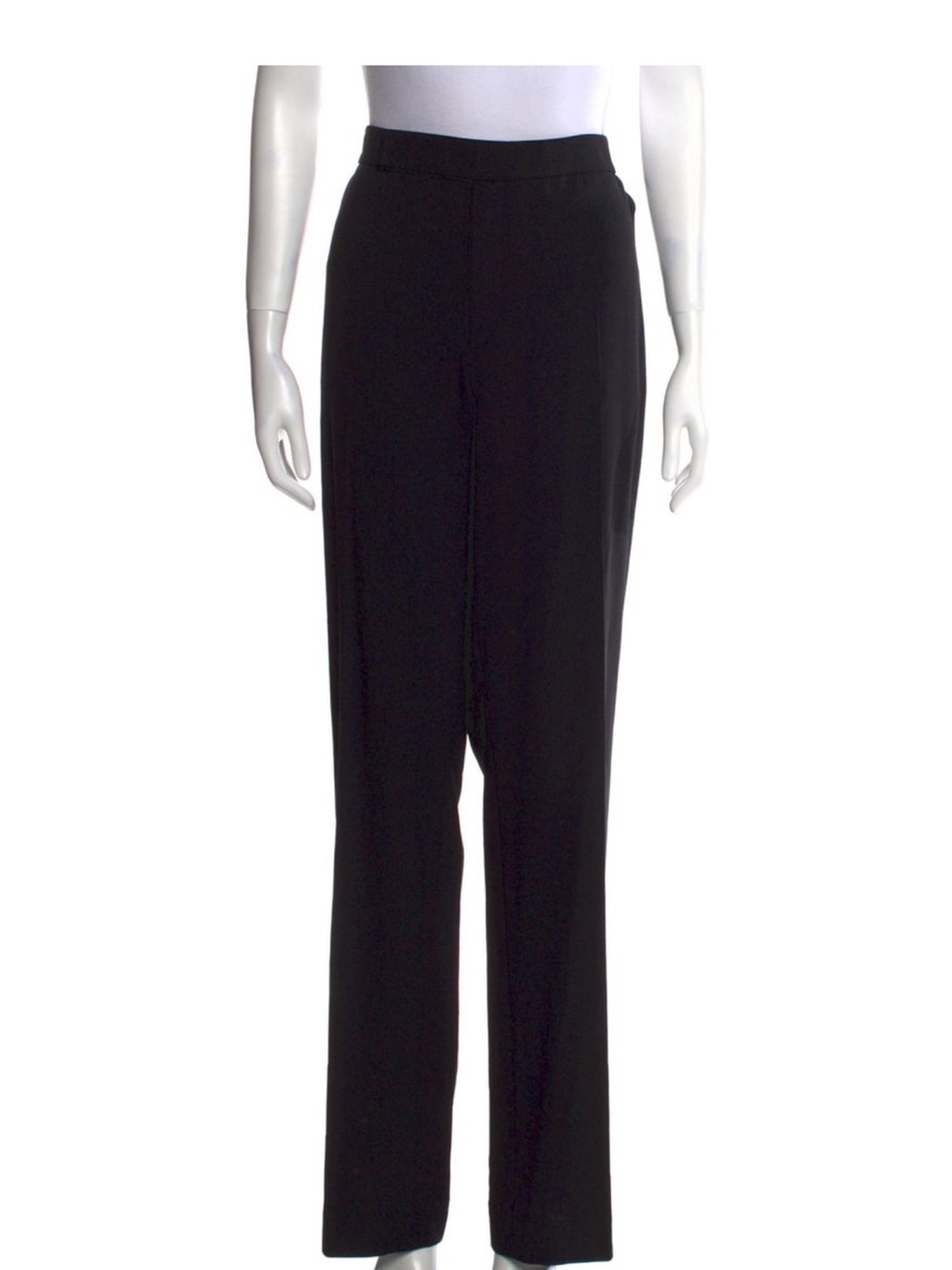 Ralph Lauren Black Straight-Leg Women's Dress Pants